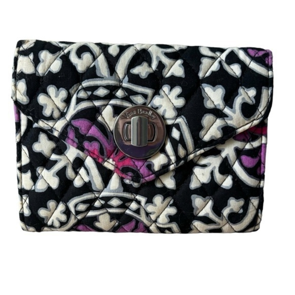 Vera Bradley Your Turn Scroll Medallion Wristlet Wallet